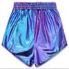 iscream Big Girls Shiny Metallic Sporty Short Collection - Iridescent Violet Large (14) view 3