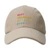 Best Grandma of Twins Ever Baseball Cap for Men Women Caps Corduroy Hat Trucker Hats Beige view 4