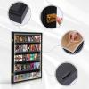 Nice C Baseball Card Display Case, Sports Card Holder, with LED Light Graded Sports Card Display Case, Trading Card Display Case, 98% UV Protection, 35 Cards, Lockable (LED Vertical 3 Pack) view 3
