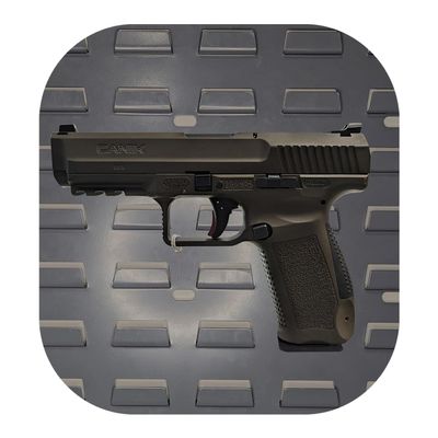 Hammy3DPrints Mount for Canik TP9 / METE/Rival - Secure It/Akro Mils | Pistol Holder Handgun Storage Rack (Facing Left, Standard Panel)