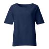 2024 Womens 3/4 Sleeve Cotton Linen Shirts Summer Casual Tops Dressy Blouses Ladies Textured T-Shirt Fashion Clothes view 4