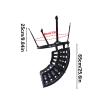 Basketball Return Attachment - PP Portable Ball Returner for Home and Outdoor Playing Court Basketball | Not Complicated Fixing Basketball Hoop Returner Attachment view 2