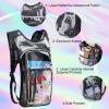 CTSAYCTL Hydration Backpack,Water Backpack with 2L Water Bladder,Festival Essential-Rave Hydration Pack,Lightweight Insulation Hydropack for Outdoor,Hiking,Running,Biking,Music Festival for Men Women view 4