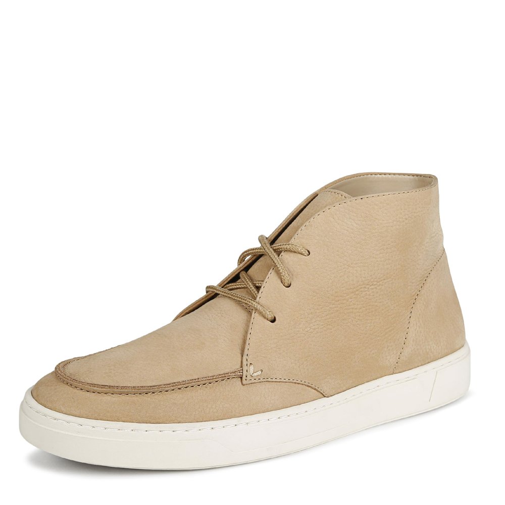 Vionic Mens Danfield Chukka Boot Sand Beige Nubuck 8 M