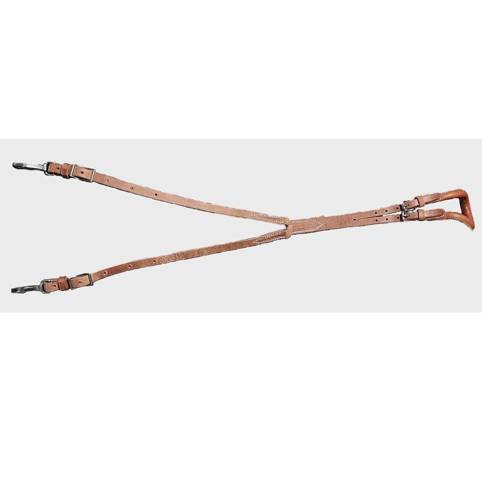 New Herman Oak Harness Leather Spilt Saddle Crupper 1 1/4"" x 29"", Brown