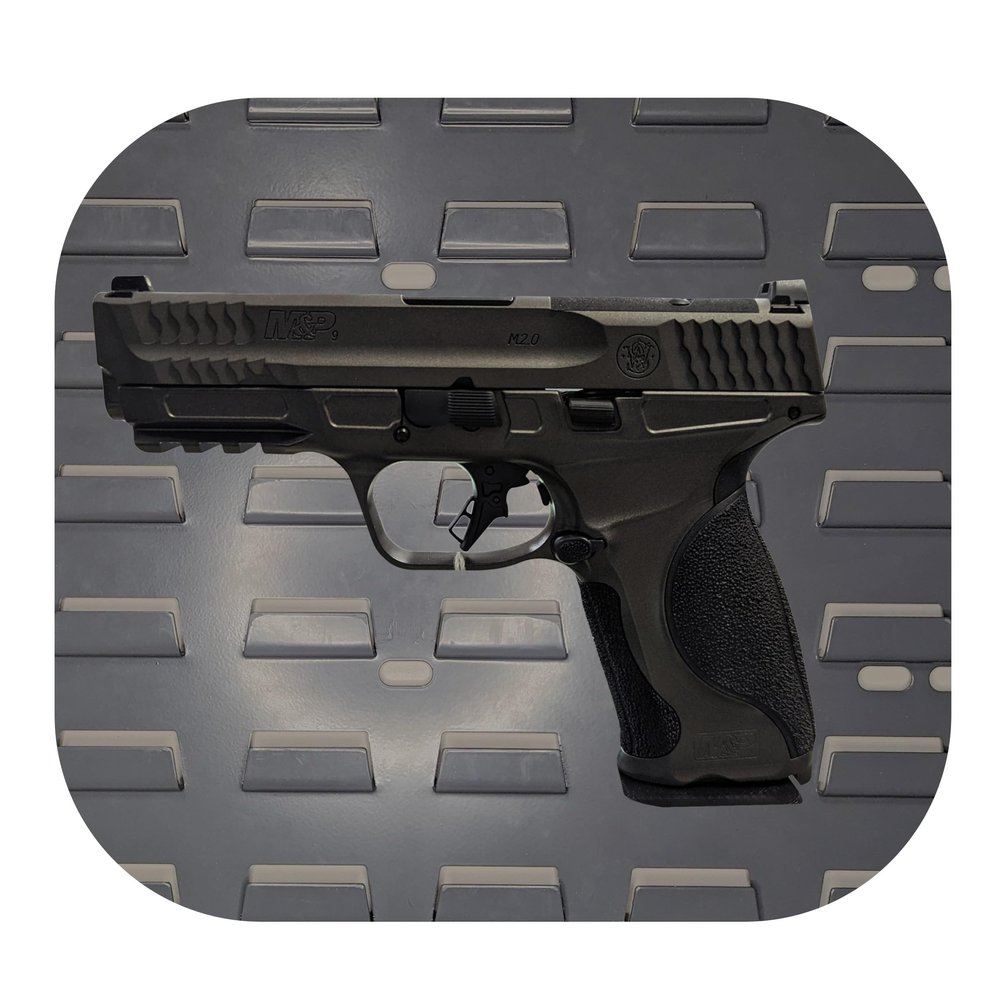 Hammy3DPrints Mount for S&W M&P 9mm - Secure It/Akro Mils | Pistol Holder Handgun Storage Rack (Facing Left, Standard Panel)