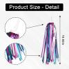 Blue Purple Patriotic Bike Streamers Veterans Day Bike Handlebar Tassels Memorial Day Decorations Bicycle Handlebar Streamer Colorful Bike Handle Ribbon Tassels for Bicycle Ornaments view 2