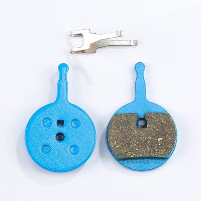 4 Pairs Bike Brake Pads/Fit for Avid BB5, Giant, Merida Bicycle, Promax Disc Brake, Blue Multi Copper Bicycle Brake Pad