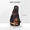 VTCTOASY Sling Bag for Women Men Crossbody Bag Small Sling Backpack Whisky and Cigar Chest Bag Hiking Daypack view 2