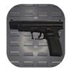 Hammy3DPrints Mount for Springfield XD/XDM/Elite 45 - Secure It/Akro Mils | Pistol Holder Handgun Storage Rack (Facing Right, Plastic Panel) view 1