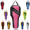 Outslayer Angle Uppercut Heavy Punching Bag for Boxing & MMA - Customizable Colors, Optional D-Ring, Unfilled/Soft Filled Choices - Made in USA - Pink/Black, Filled with D-Ring view 1