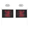 Joisbs I'm Lucy Doing Lucy Things Vibrant Double-Sided Handheld Flags 5.5x8.3in: Celebrate Election Day with Style! Pack of 10 - Order Now! view 3