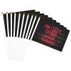 Joisbs I'm Lucy Doing Lucy Things Vibrant Double-Sided Handheld Flags 5.5x8.3in: Celebrate Election Day with Style! Pack of 10 - Order Now! view 4