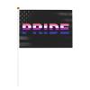 Joisbs Genderfluid Pride Flag LGBTQ Vibrant Double-Sided Handheld Flags 5.5x8.3in: Celebrate Election Day with Style! Pack of 10 - Order Now! view 1