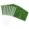 Joisbs Circassian Flag Vibrant Double-Sided Handheld Flags 5.5x8.3in: Celebrate Election Day with Style! Pack of 10 - Order Now! view 4