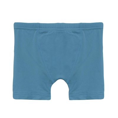 KicKee Boys Boxer Brief Underwear, Year Round Solids, Lightweight and Breathable For All Day Comfortfort (Blue Moon - 2T-3T)