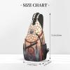 VTCTOASY Sling Bag for Women Men Crossbody Bag Small Sling Backpack Native American Dream Catcher Chest Bag Hiking Daypack view 2