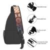 VTCTOASY Sling Bag for Women Men Crossbody Bag Small Sling Backpack Native American Dream Catcher Chest Bag Hiking Daypack view 4
