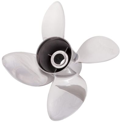 Rareelectrical New Stainless Steel Propeller Compatible with Yamaha 75-350 Hp by Part Numbers 9574-153-22 6Ax-45B76-10-00 6Ax-45B76-20-00 Diameter 15.25" X 22" Pitch Left Hand Rotation Rubex L4