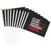 Joisbs Anti Prejudice And More Love Vibrant Double-Sided Handheld Flags 5.5x8.3in: Celebrate Election Day with Style! Pack of 10 - Order Now! view 4