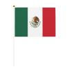 Joisbs Mexico Flag Vibrant Double-Sided Handheld Flags 5.5x8.3in: Celebrate Election Day with Style! Pack of 10 - Order Now! view 1