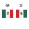 Joisbs Mexico Flag Vibrant Double-Sided Handheld Flags 5.5x8.3in: Celebrate Election Day with Style! Pack of 10 - Order Now! view 3