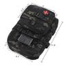 Tactical Mini Molle Hydration Pack,tactifans Outdoor Molle Hydration Carrier with IFAK Pouch&US Flag&Med Patch,Hydropack for 2L Water Bladder Molle Vest Backpack Accessory (BCP) view 2