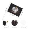 Joisbs Polish Eagle Polska Vibrant Double-Sided Handheld Flags 5.5x8.3in: Celebrate Election Day with Style! Pack of 10 - Order Now! view 2