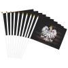 Joisbs Polish Eagle Polska Vibrant Double-Sided Handheld Flags 5.5x8.3in: Celebrate Election Day with Style! Pack of 10 - Order Now! view 4