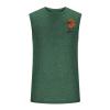 NineFit Basics Men's Workout Tank Tops Gym Cut Off Sleeveless T Shirt Bodybuilding Fitness Muscle Athletic Tank Top Palm Tree Shirts Tee, Large, 01-army Green view 3