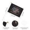 Joisbs Funny Election Design Mean Tweets 2024 Vibrant Double-Sided Handheld Flags 5.5x8.3in: Celebrate Election Day with Style! Pack of 10 - Order Now! view 2