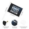 Joisbs Show Me Your Boobs If You Hate Racism Vibrant Double-Sided Handheld Flags 5.5x8.3in: Celebrate Election Day with Style! Pack of 10 - Order Now! view 2