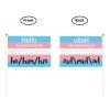 Joisbs Pride Pronoun He Him His Trans Pride Vibrant Double-Sided Handheld Flags 5.5x8.3in: Celebrate Election Day with Style! Pack of 10 - Order Now! view 3