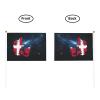 Joisbs Denmark Flag Map Vibrant Double-Sided Handheld Flags 5.5x8.3in: Celebrate Election Day with Style! Pack of 10 - Order Now! view 3
