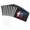 Joisbs Denmark Flag Map Vibrant Double-Sided Handheld Flags 5.5x8.3in: Celebrate Election Day with Style! Pack of 10 - Order Now! view 4