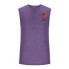 Generic Men's Workout Tank Tops Gym Cut Off Sleeveless T Shirt Bodybuilding Fitness Muscle Athletic Tank Top Palm Tree Shirts Tee, Large, 01-purple view 2