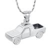 AIWENXI Cremation Urn Necklaces for Ashes Pickup Trucks Urns Memorial Necklaces Pendant Jewelry Stainless Steel Truck Keepsakes Human Ashes Pendant Jewelry for Men Women Gifts view 1