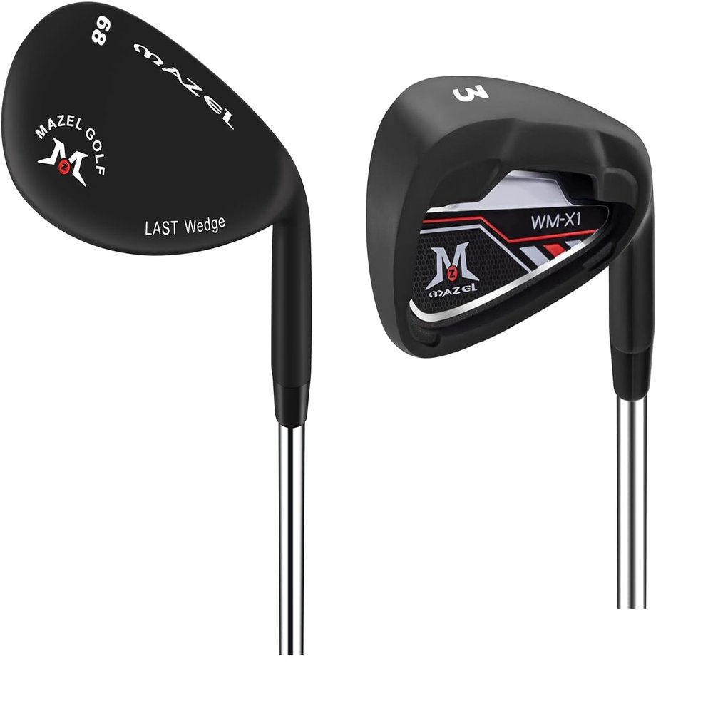MAZEL Golf Iron & Golf Wedge,Bundle of 2