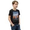 F-14 Fighter Jet Art USAF Military Aviation Pilots Combat Aircraft Aerospace F14 Youth Short Sleeve T-Shirt view 2