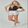 iscream Big Girls Shiny Metallic Sporty Short Collection - Silver Large (14) view 2