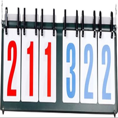 iumLeap Portable Scoreboard Score Keeper/Score Keeper for Indoor & Outdoor Sports - Ping Pong/Baseball/Tennis/Basketball Scoreboard or Varsity Scoreboards/Volleyball Scorekeeper(6 Digits)