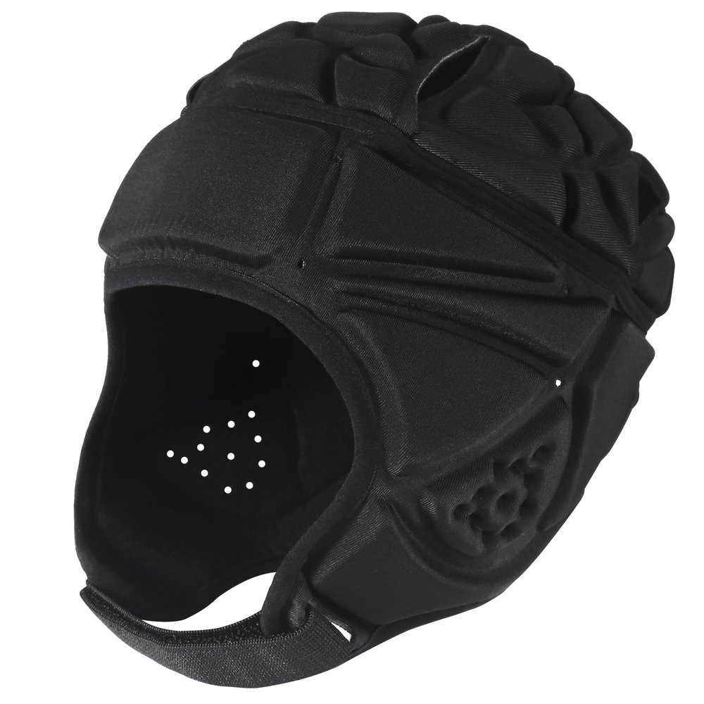 Cienfy Soft Shell Flag Football Helmet 7V7 Scrum Cap Rugby Headguard Padded Helmet for Youth and Adult