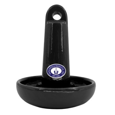 GREENFIELD PRODUCTS Mushroom Anchor W/Poly Armor Coating (Black, 10 lb.)
