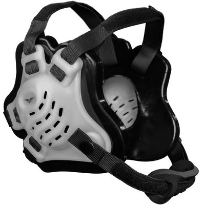 Wrestling Headgear - Ear Guard - Ultra Soft Ear and Head Guard - The ONE (Clear/Black/Black, Youth)