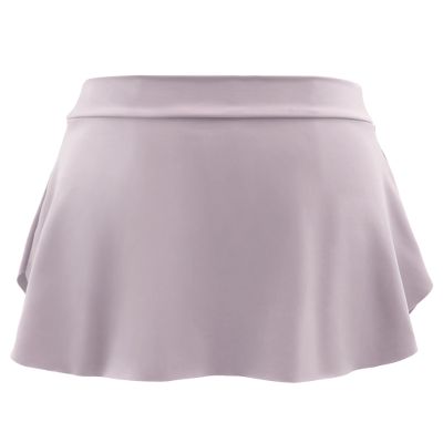 LingTing Dance Skirts for Girls Ballet Skirt for Kids Pull-On Wrap Skirt Light Purple
