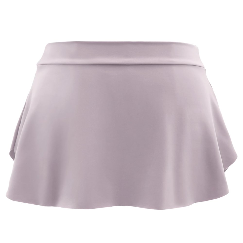 LingTing Dance Skirts for Girls Ballet Skirt for Kids Pull-On Wrap Skirt Light Purple