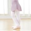 LingTing Dance Skirts for Girls Ballet Skirt for Kids Pull-On Wrap Skirt Light Purple view 2