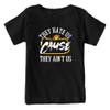 Xtreme Apparrel Pittsburgh - They Hate Us 'Cause They Ain't Us Kid's T-Shirt for Football Fans (Black Shirt, 3T) view 1