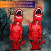 ATDAWN Inflatable Dinosaur Costume for Kids, Blow Up Trex Dinosaur Costume, Halloween Costumes for Boys Girls, S view 2