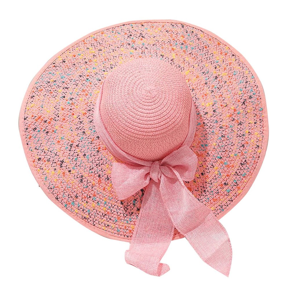 Breathable Hat Sun Hat Sun Womens Eaves Cap Wide Fisherman Beach Baseball Caps Baseball Cap Girls (Pink-C, One Size)